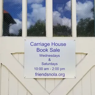 Wednesday &amp; Saturday 10-2pm only.