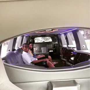 Exciting first time in a limo