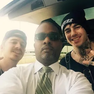 Driver for carriage house charters meet caked up at the Indy 500