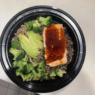 Teriyaki salmon Bowl