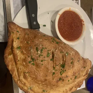 Steak and Cheese Calzone