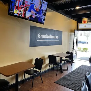 Seating and tv for viewing