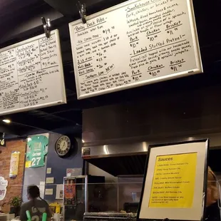 menus