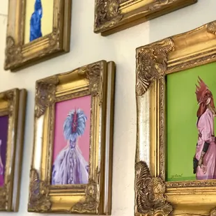 a variety of paintings