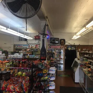 the inside of a store