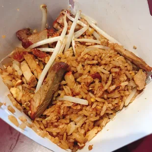 Pork fried rice.