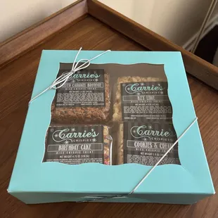 Carrie's Crispies are perfect for my nursing assistants!