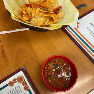 Salsa and Chips