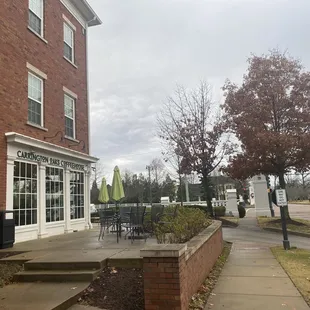 Outside