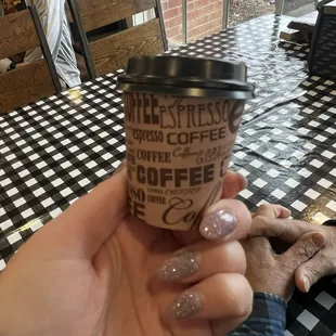 Tiny espresso cup