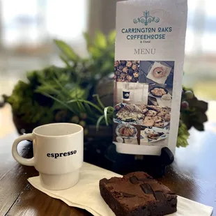 Espresso and Gluten free Brownie