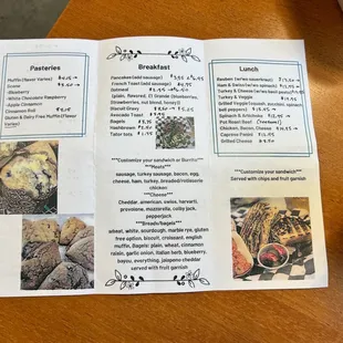 Menu (inside)