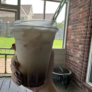 Gorgeous &amp; tasty lavender iced latte