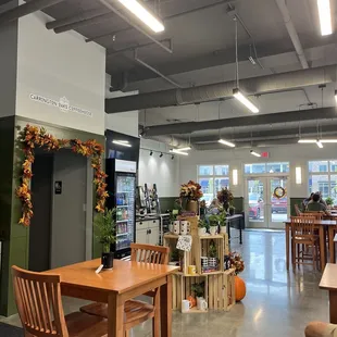 Inside seating