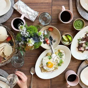 Brunch. Conchas, Chilaquiles, Barbacoa, Berries &amp; Cream