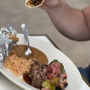 They're know for the smoked meat... and this is the smoked pork