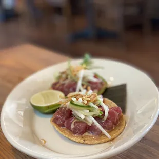 Tuna Tostada