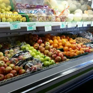 a variety of fruits and vegetables