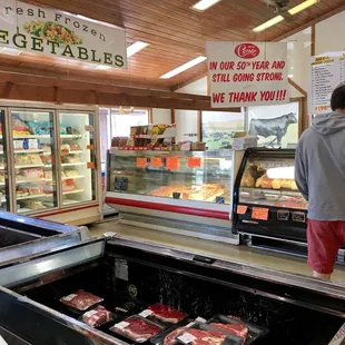 a man standing at the counter