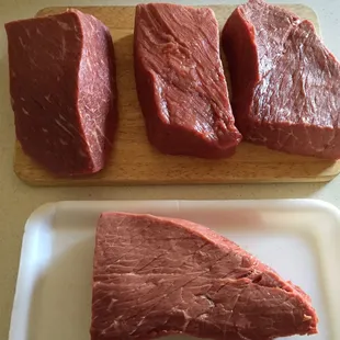 4pd of London Broil with the fat trimmed