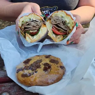 Carroll's Famous BBQ Black Magic Tri-Tip Chocolate Chip Cookie