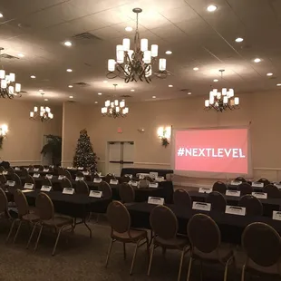 Club house banquet hall is #NextLevel at Carrollwood country club, North Tampa