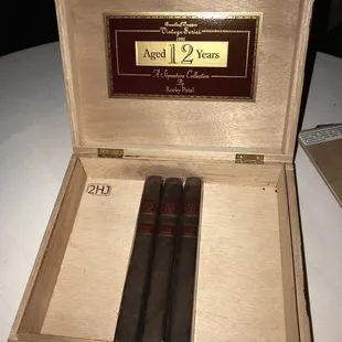Rocky Patel cigars from 1990, aged 27 years at Carrollwood country club, North Tampa