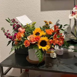 Bright and sunny same day floral delivery