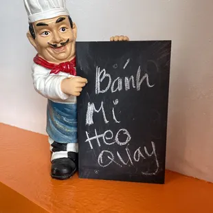 Chef knows best! Order the bánh mì heo quay!