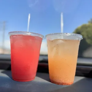 Watermelon and pineapple mint juice