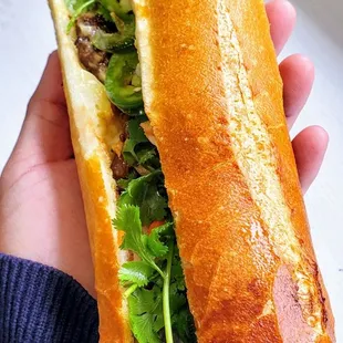 The largest tasty banh mi sandwiches in Orange County! 15&quot; banger!