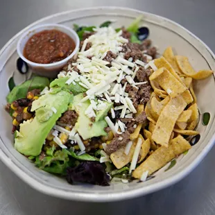 Southwestern Salad w/ Buffalo Meat!