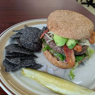 Elk burger