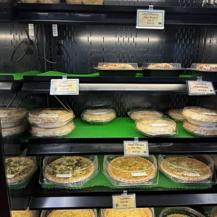 Quiche and pies