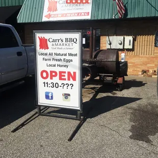 The real smoker is a beautiful site. No electric smokers or tofu here!