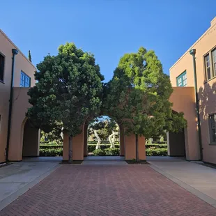 the entrance to the winery