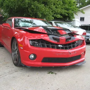 2010 Camaro wrecked
