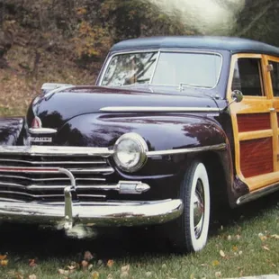 metal and paint work.  Just an amazing car. 48 Plymouth.