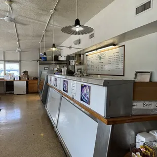 The front counter