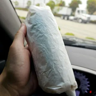 Good size 3 meat  breakfast burrito.
