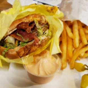 Bacon Double Cheeseburger combo