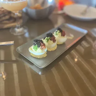 Devil Eggs Wit Caviar