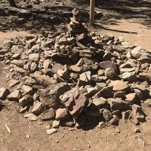 The top of the Devisadero Trail.