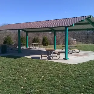 shelter next to playground