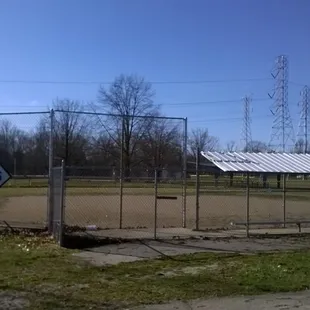 multiple baseball diamonds