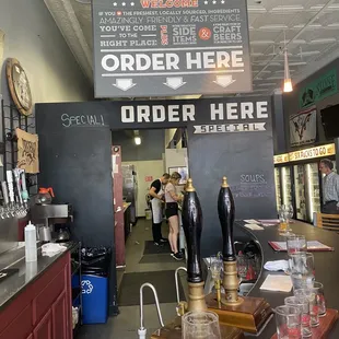 Bar area