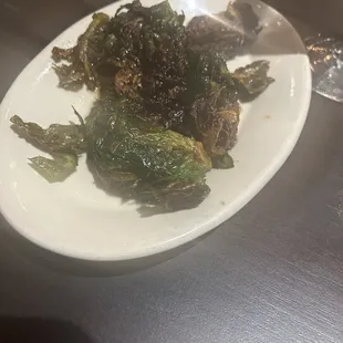 Side of Brussel sprouts