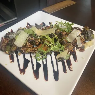 Roasted Brussels sprouts...MMM! So tasty!