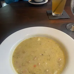 It appears that a cup of soup is the same quantity as a bowl of soup..except the bowl is more pricey .