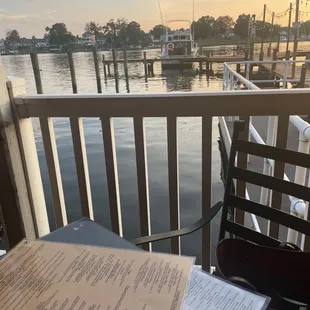 View from back of restaurant